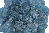 Blue, Cubic/Octahedral Fluorite Encrusted Quartz - Inner Mongolia #213861-1